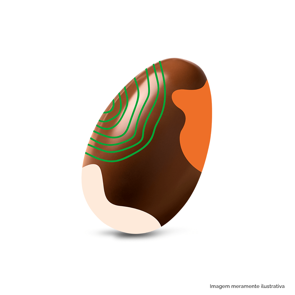 Ovo de Páscoa ao Leite de Pintar Lingato 150G
