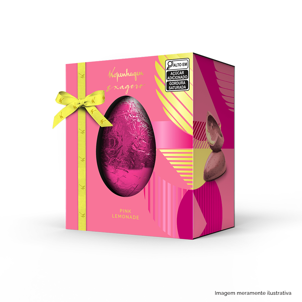 Ovo de Páscoa Exagero Pink Lemonade 370G