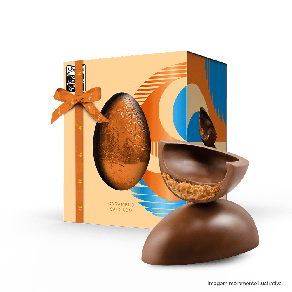 Ovo de Páscoa Exagero Caramelo Salgado 370G