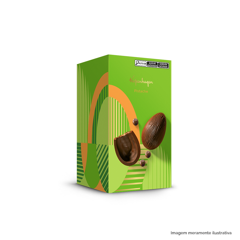 Ovo de Páscoa Recheado Pistache 316G