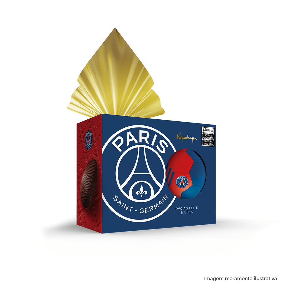 Ovo de Páscoa Bola PSG 120G