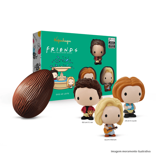 Ovo de Páscoa Friends Ross Rachel Phoebe 120G