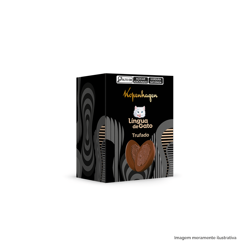 Mini Ovinho Língua de Gato Trufado 75G