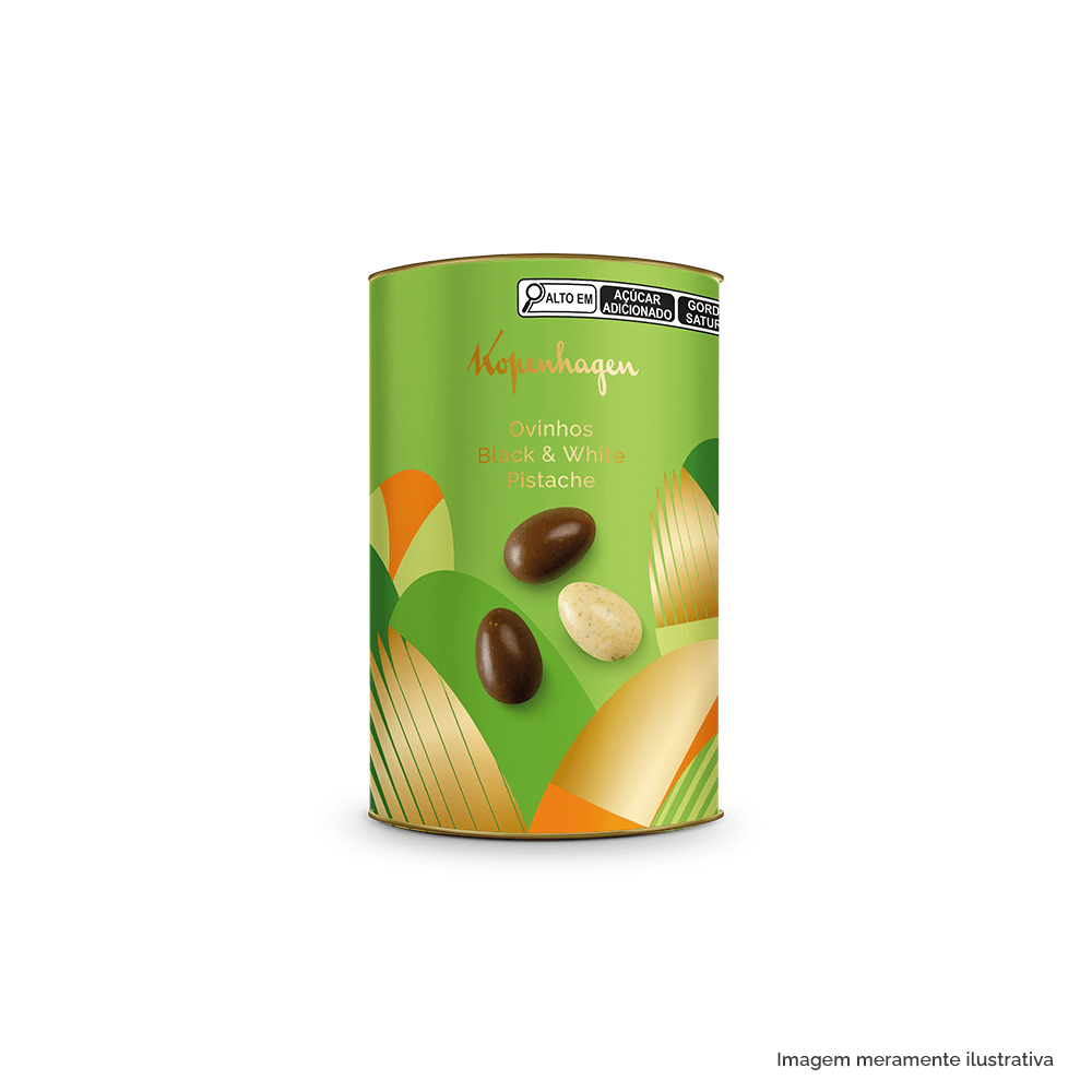 Ovinhos Black & White Pistache 189G